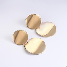 Arihant Elegant Circular Unique Metal Brilliant Drop Earrings For Women/Girls 45059