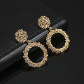 Arihant Delicate Handcrafted Circular Mesmerizing Drop Earrings For Women/Girls 45077