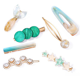 Arihant Stylish Pearl Hair Clips Jewllery For Women 6600