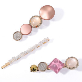 Arihant Stylish Pearl Gold Plated Hairclips for Women/Girls