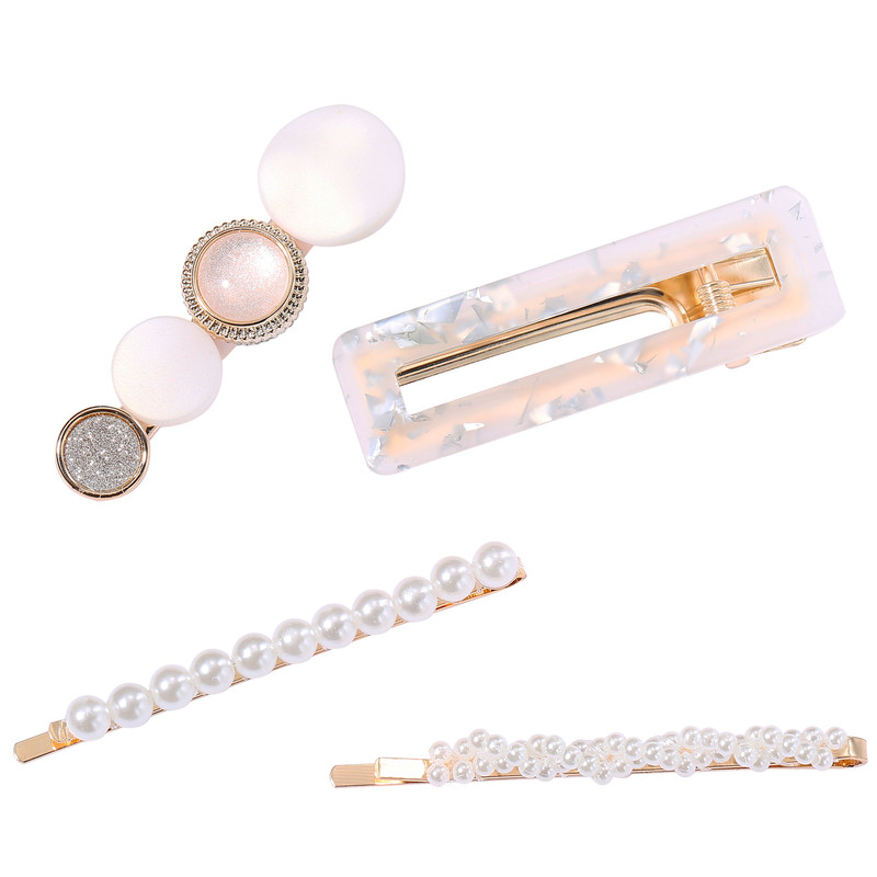 Arihant Mesmerizing Pearl Gold Plated Hairclips for Women/Girls