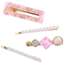Arihant Mesmerizing Pearl Gold Plated Hairclips for Women/Girls