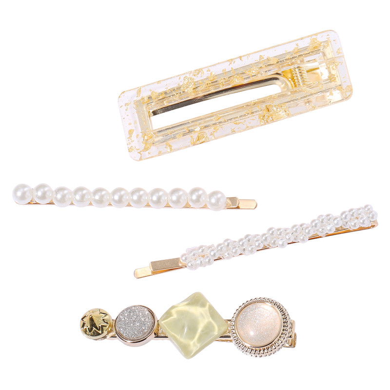 Arihant Mesmerizing Pearl Gold Plated Hairclips for Women/Girls