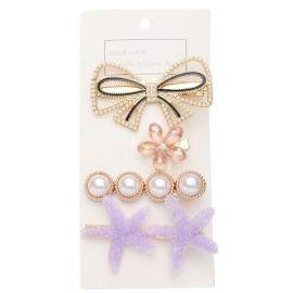 Arihant Jewellery For Women Gold Plated Pearl Hair Clips