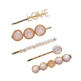 Arihant Jewellery For Women Gold Plated Pearl Hair Clips