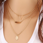 Arihant Fashionable Geometric Multi Layered Ravishing Necklace For Women/Girls 44089