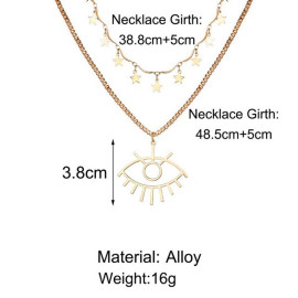 Arihant Wonderful Eyes Design Gold Plated Necklace For Women/Girls 44168