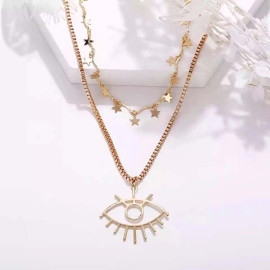 Arihant Wonderful Eyes Design Gold Plated Necklace For Women/Girls 44168