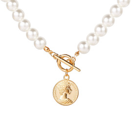 Arihant Plushy Pearl Gold Plated Necklace Women/Girls 44179