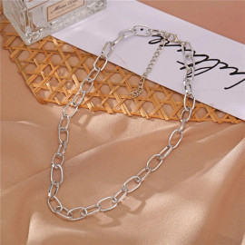 Arihant Ravishing Bold Chain Silver Plated Necklace For Women/Girls 44189