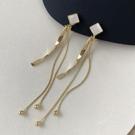 Arihant Gold Plated Trending Korean Curve and Drop Earrings