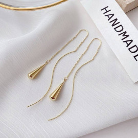 Arihant Gold Plated Beautiful Korean Hanging Drops Drop Earrings