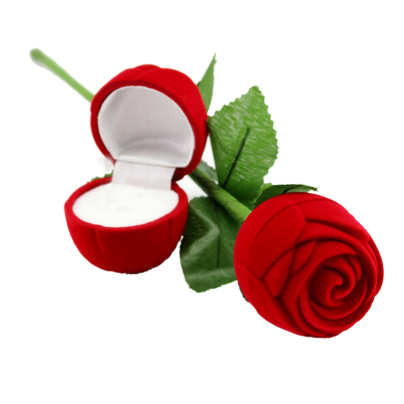 Valentine Heart Rose Flower Design Box 9928