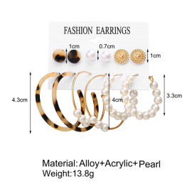 Arihant Gold Plated Multi Studs and Hoop Earrings Set of 12