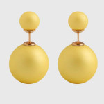 Arihant GP Yellow Glass Stud Earrings 235