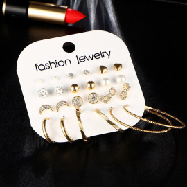 Arihant Jewellery For Women Gold Plated Earrings Combo 8621
