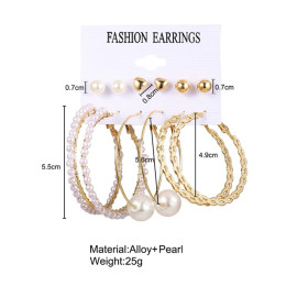 Arihant Jewellery For Women Gold-Toned Gold Plated Earrings Combo 8627