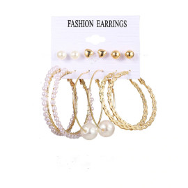 Arihant Jewellery For Women Gold-Toned Gold Plated Earrings Combo 8627