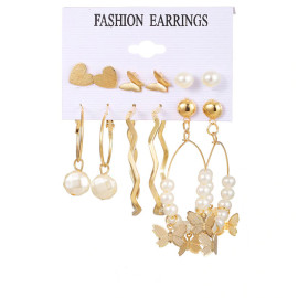 Arihant Jewellery For Women Gold-Toned Gold Plated Earrings Combo 8628