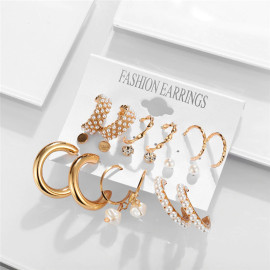 Arihant AD & Pearl Gold Plated Jewellery For Women Earrings