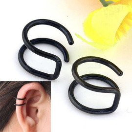 Arihant Jewellery For Women Black Plated Earcuffs Combo