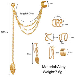 Arihant Jewellery For Women Gold Plated Earcuffs Combo