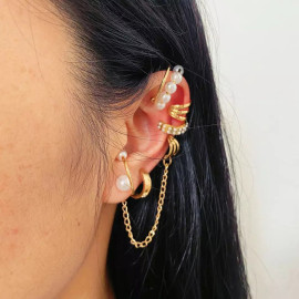 Arihant Gold Plated Contemporary Earcuffs Set of 8