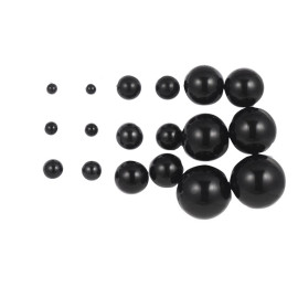 Arihant Black Silver Plated Stud Earrings Set of 9