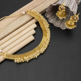 Arihant Handcrafted Pearl Traditional Necklace Set 12461