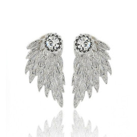 Arihant Silver Plated Wings Of Hope themed Contemporary Stud Earrings