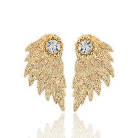 Arihant Gold Plated Wings Of Hope themed Contemporary Stud Earrings