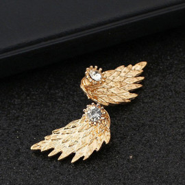 Arihant Gold Plated Wings Of Hope themed Contemporary Stud Earrings