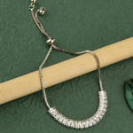 Arihant Silver Plated Handcrafted Link Bracelet 17130