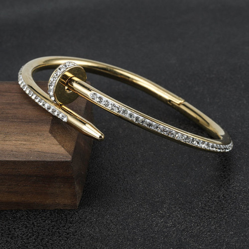 Luxury Nimble Wide Gold Diamond Michael Steele Bangles Bracelet For Women  And Men High Quality Unisex Jewelry For Fashionable Parties From  Elegantmaria, $17.64 | DHgate.Com