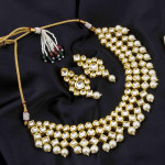 Arihant Conventional Kundan Pearl Necklace Set 1489