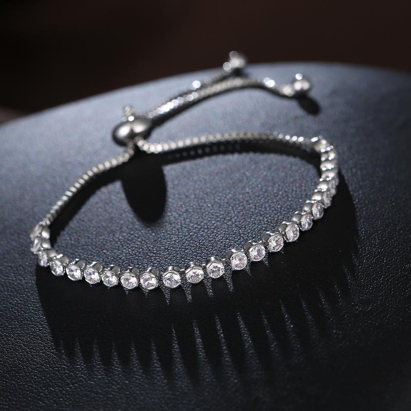 Arihant Platinum Plated American Diamond Fashion Bracelet 3132
