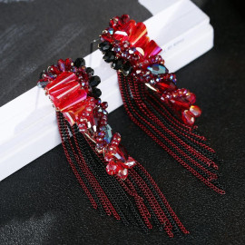 Arihant Multicolour Contemporary Tassel Earrings 2521