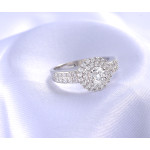 Arihant Platinum Plated American Diamond Fashion Ring 5116