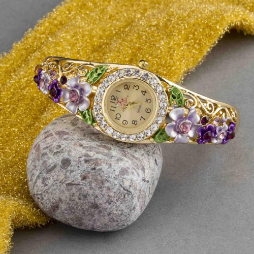 Buy Gemstone Silver Modern Dainty Watch Bracelet for Her, Unique Watch Gift  Online in India - Etsy